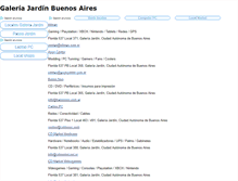 Tablet Screenshot of galeria-jardin-bsas.com.ar